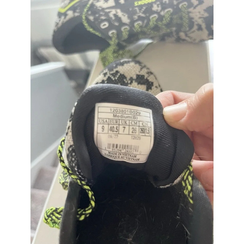 Brooks Womens Ghost 15 Running Shoes Black Camo Green Size 9 Athletic Sneakers 9 - Picture 4 of 6